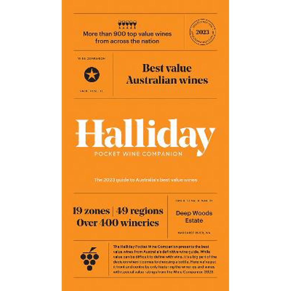 Halliday Pocket Wine Companion 2023: The 2023 Guide to Australia's Best Value Wines (Hardback) - James Halliday